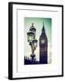 Big Ben and the Royal Lamppost UK - City of London - UK - England - United Kingdom - Europe-Philippe Hugonnard-Framed Art Print