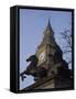 Big Ben and the Statue of Boudica, Westminster, London, England, United Kingdom, Europe-Amanda Hall-Framed Stretched Canvas