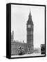 Big Ben and Westminister Bridge circa 1930-null-Framed Stretched Canvas