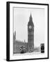 Big Ben and Westminister Bridge circa 1930-null-Framed Premium Photographic Print