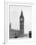 Big Ben and Westminister Bridge circa 1930-null-Framed Photographic Print