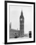 Big Ben and Westminister Bridge circa 1930-null-Framed Photographic Print