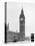 Big Ben and Westminister Bridge circa 1930-null-Stretched Canvas