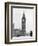 Big Ben and Westminister Bridge circa 1930-null-Framed Photographic Print