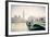 Big Ben and Westminster Bridge at Foogy Morning in London-sborisov-Framed Photographic Print