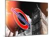Big Ben and Westminster Station Underground - Subway Station Sign - City of London - UK - England-Philippe Hugonnard-Mounted Photographic Print