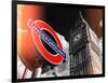 Big Ben and Westminster Station Underground - Subway Station Sign - City of London - UK - England-Philippe Hugonnard-Framed Photographic Print