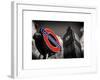 Big Ben and Westminster Station Underground - Subway Station Sign - City of London - UK - England-Philippe Hugonnard-Framed Art Print