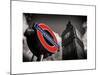 Big Ben and Westminster Station Underground - Subway Station Sign - City of London - UK - England-Philippe Hugonnard-Mounted Art Print