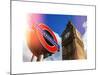 Big Ben and Westminster Station Underground - Subway Station Sign - City of London - UK - England-Philippe Hugonnard-Mounted Art Print