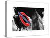 Big Ben and Westminster Station Underground - Subway Station Sign - City of London - UK - England-Philippe Hugonnard-Stretched Canvas