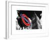 Big Ben and Westminster Station Underground - Subway Station Sign - City of London - UK - England-Philippe Hugonnard-Framed Art Print