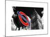 Big Ben and Westminster Station Underground - Subway Station Sign - City of London - UK - England-Philippe Hugonnard-Mounted Art Print