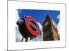 Big Ben and Westminster Station Underground - Subway Station Sign - City of London - UK - England-Philippe Hugonnard-Mounted Art Print