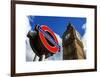 Big Ben and Westminster Station Underground - Subway Station Sign - City of London - UK - England-Philippe Hugonnard-Framed Art Print