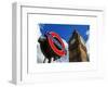 Big Ben and Westminster Station Underground - Subway Station Sign - City of London - UK - England-Philippe Hugonnard-Framed Art Print