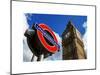 Big Ben and Westminster Station Underground - Subway Station Sign - City of London - UK - England-Philippe Hugonnard-Mounted Art Print