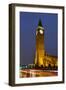 Big Ben at Dusk, London, England, United Kingdom-Charles Bowman-Framed Photographic Print