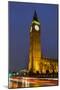 Big Ben at Dusk, London, England, United Kingdom-Charles Bowman-Mounted Photographic Print