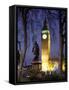 Big Ben at Dusk, Westminster, London, England, United Kingdom, Europe-Frank Fell-Framed Stretched Canvas