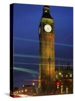 Big Ben at Night, London, UK-Peter Adams-Stretched Canvas
