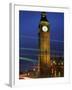 Big Ben at Night, London, UK-Peter Adams-Framed Photographic Print