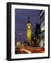 Big Ben at night with traffic, London, England-Alan Klehr-Framed Photographic Print