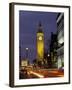 Big Ben at night with traffic, London, England-Alan Klehr-Framed Photographic Print