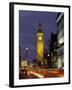 Big Ben at night with traffic, London, England-Alan Klehr-Framed Photographic Print