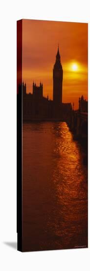 Big Ben at Sunset, House of Parliament, London, England-null-Stretched Canvas