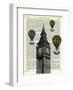 Big Ben & Balloons-Marion Mcconaghie-Framed Art Print