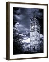 Big Ben - City of London - UK - England - United Kingdom - Europe - Blue-Tone Photography-Philippe Hugonnard-Framed Photographic Print