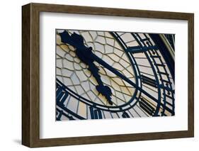Big Ben clock face, London, England-null-Framed Photographic Print