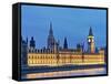 Big Ben Clock Tower and Houses of Parliament-Rudy Sulgan-Framed Stretched Canvas