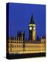 Big Ben Clock Tower and Houses of Parliament-Rudy Sulgan-Stretched Canvas