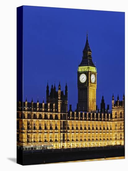 Big Ben Clock Tower and Houses of Parliament-Rudy Sulgan-Stretched Canvas