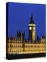 Big Ben Clock Tower and Houses of Parliament-Rudy Sulgan-Stretched Canvas