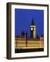 Big Ben Clock Tower and Houses of Parliament-Rudy Sulgan-Framed Photographic Print