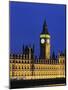 Big Ben Clock Tower and Houses of Parliament-Rudy Sulgan-Mounted Photographic Print