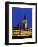 Big Ben Clock Tower and Houses of Parliament-Rudy Sulgan-Framed Photographic Print