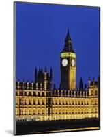 Big Ben Clock Tower and Houses of Parliament-Rudy Sulgan-Mounted Photographic Print