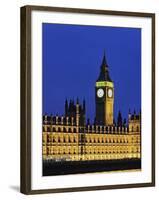 Big Ben Clock Tower and Houses of Parliament-Rudy Sulgan-Framed Photographic Print