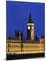 Big Ben Clock Tower and Houses of Parliament-Rudy Sulgan-Mounted Photographic Print