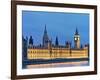 Big Ben Clock Tower and Houses of Parliament-Rudy Sulgan-Framed Photographic Print