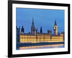 Big Ben Clock Tower and Houses of Parliament-Rudy Sulgan-Framed Photographic Print