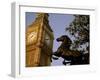 Big Ben Clock Tower, London, England-Walter Bibikow-Framed Photographic Print