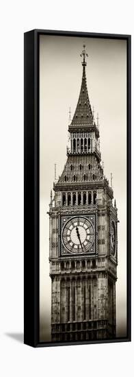 Big Ben Clock Tower - London - UK - England - United Kingdom - Europe - Door Poster-Philippe Hugonnard-Framed Stretched Canvas