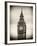 Big Ben Clock Tower - London - UK - England - United Kingdom - Europe-Philippe Hugonnard-Framed Photographic Print
