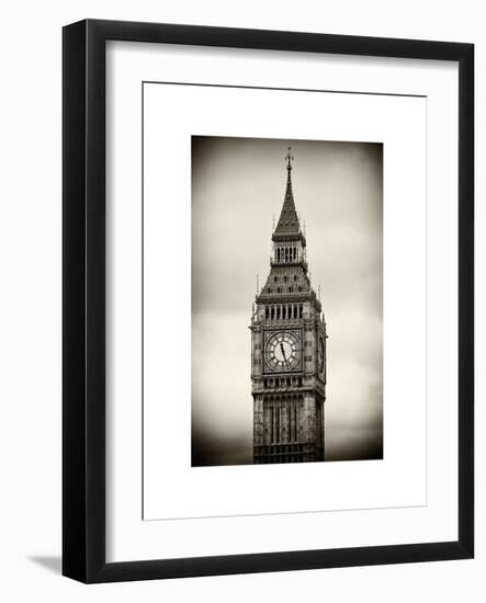 Big Ben Clock Tower - London - UK - England - United Kingdom - Europe-Philippe Hugonnard-Framed Art Print