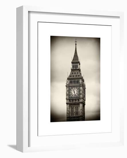 Big Ben Clock Tower - London - UK - England - United Kingdom - Europe-Philippe Hugonnard-Framed Art Print